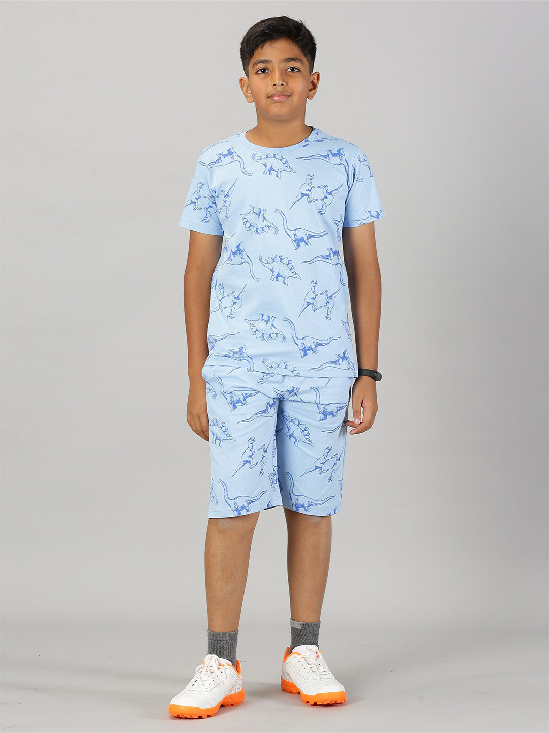 Boys Traditional Print Summer T-Shirt & Shorts Set main image 0