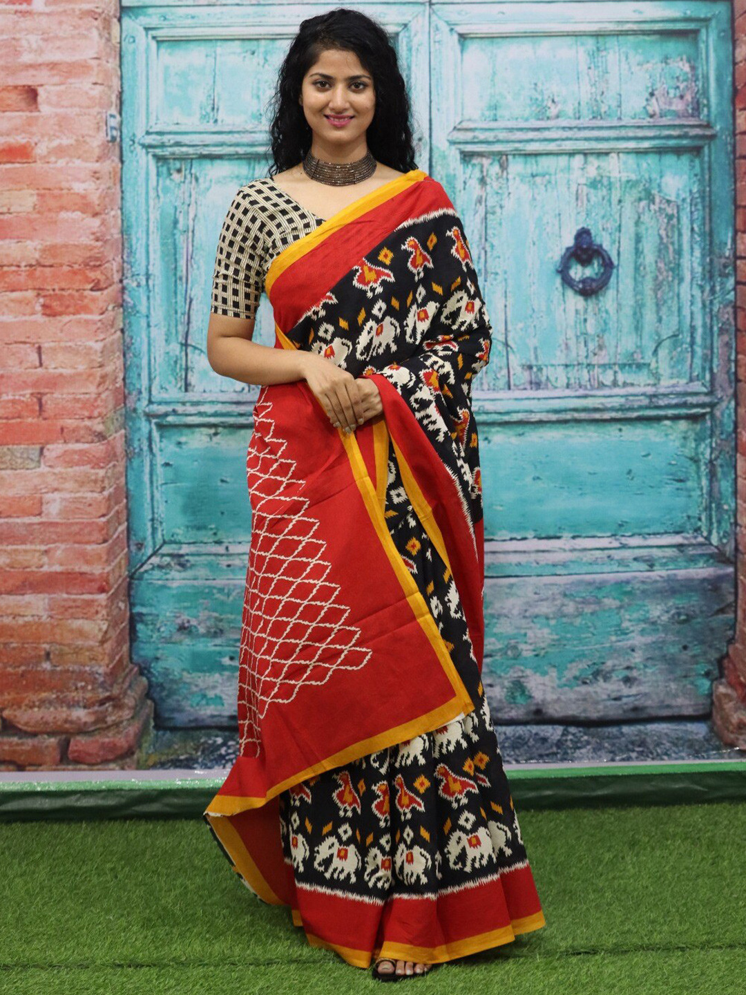 myntra mulmul cotton sarees