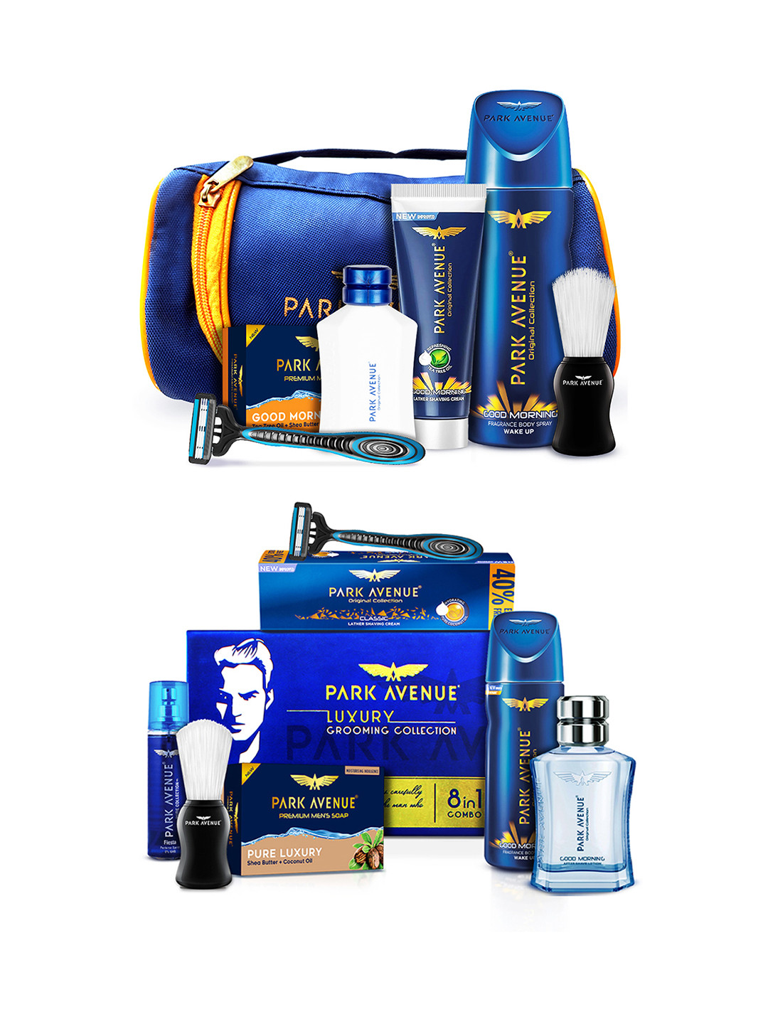 Buy Park Avenue Men Luxury Grooming Collection Kit+Travel Pouch & Good