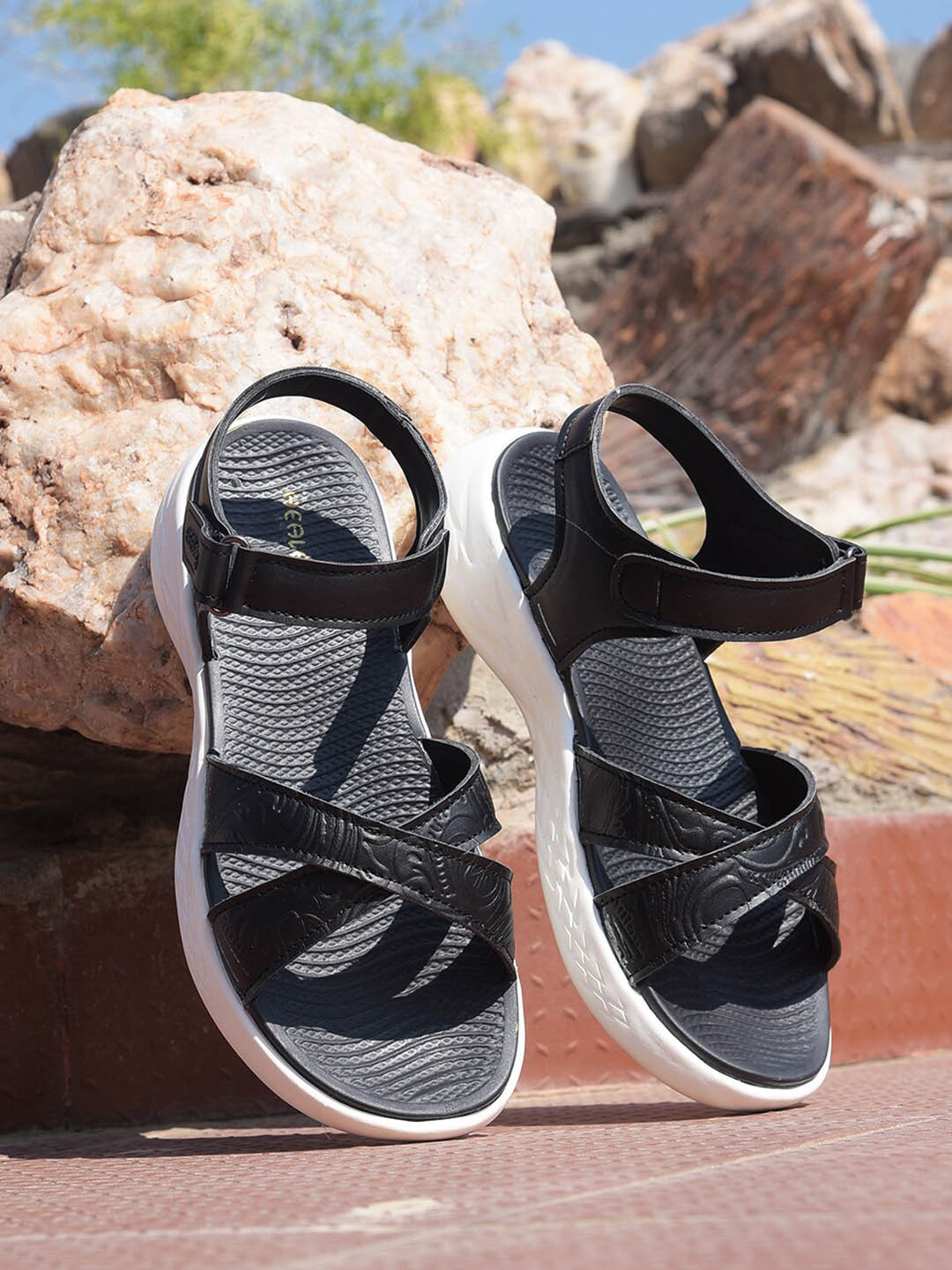 open toe flats for ladies