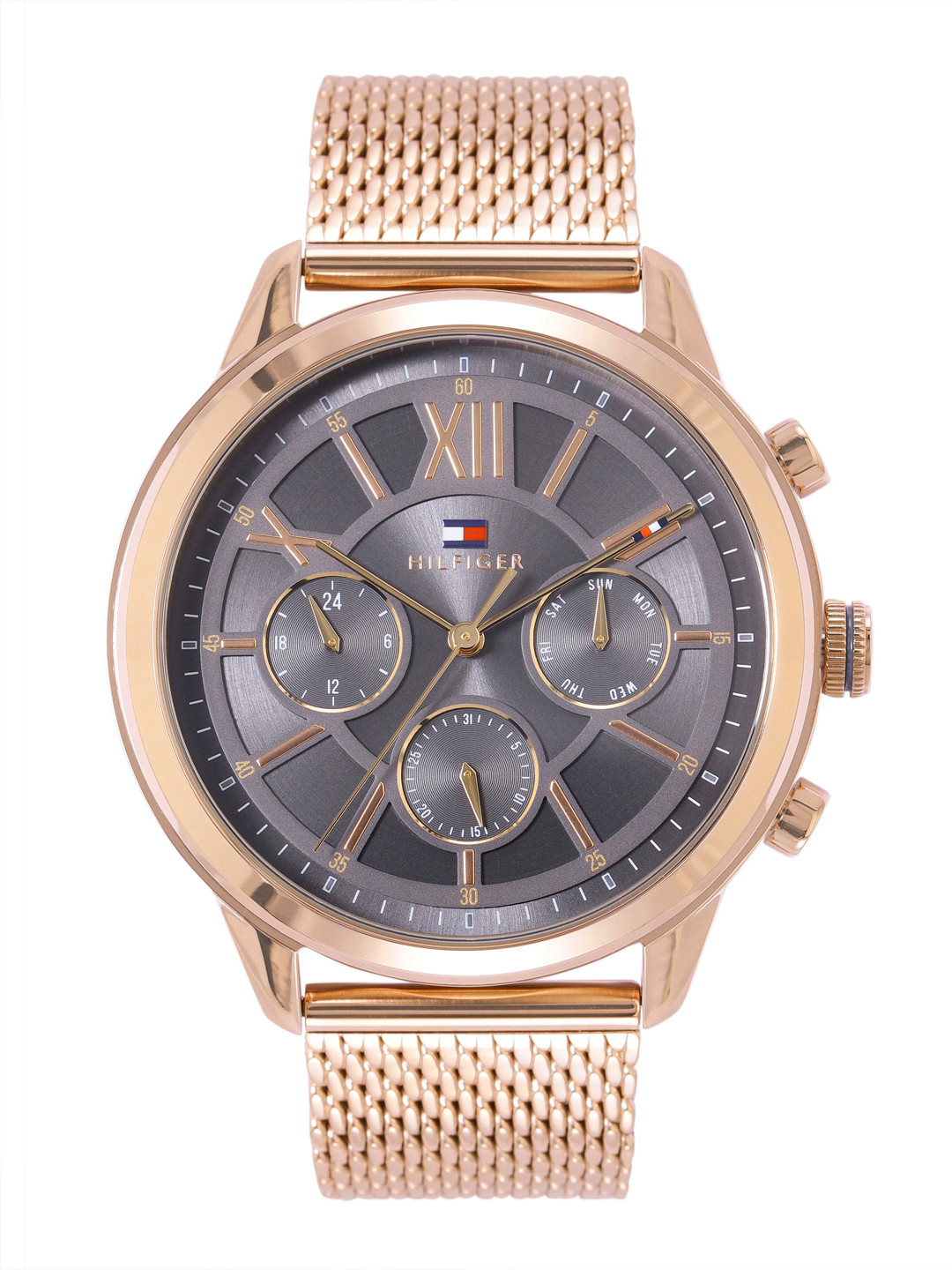 Buy Tommy Hilfiger Men Morrison Braided Analogue Watch TH1710525 Grey ...