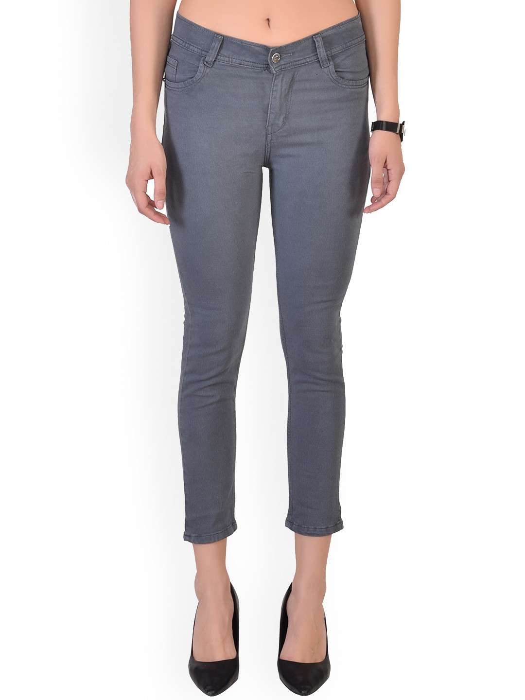 Girls Clean Look Mid-Rise Jeans