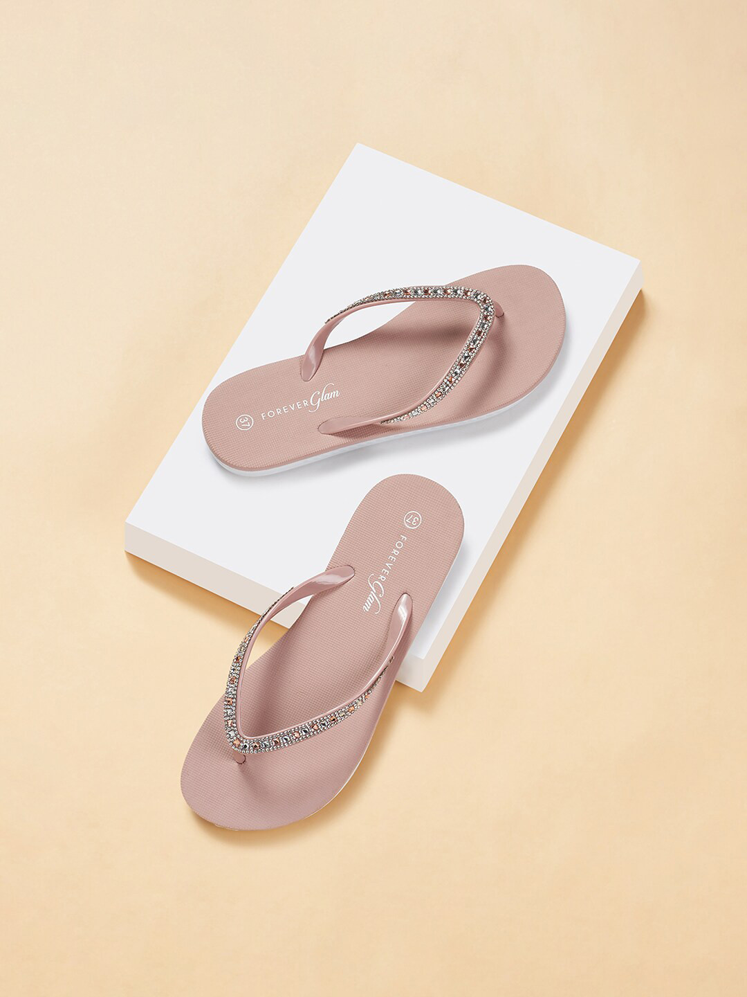 glam flip flops