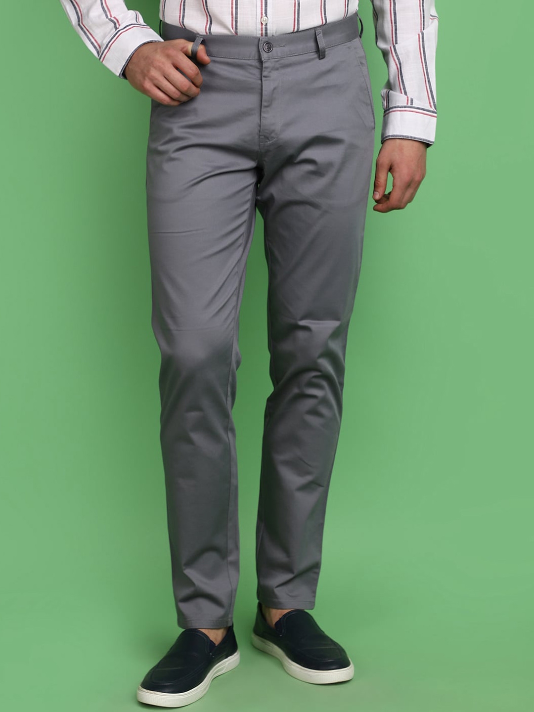 Buy V Mart Men Slim Fit Mid Rise Chinos Trousers - Trousers for Men ...