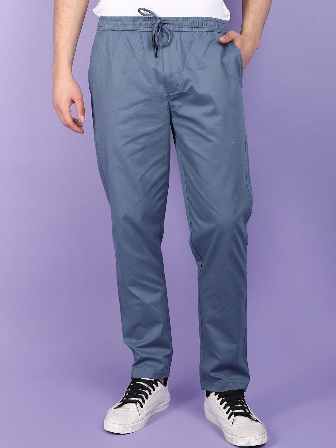 Buy V Mart Men Mid Rise Twill Cotton Track Pants - Track Pants for Men ...