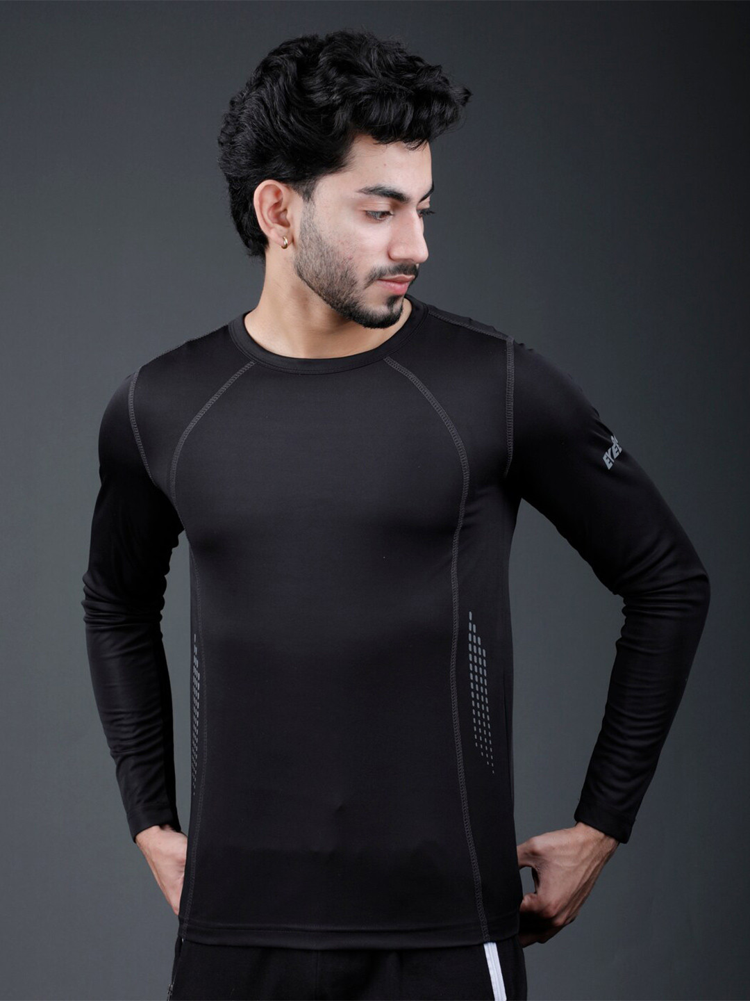 Buy Eyebogler Round Neck Long Sleeves Gym T Shirt Tshirts for Men