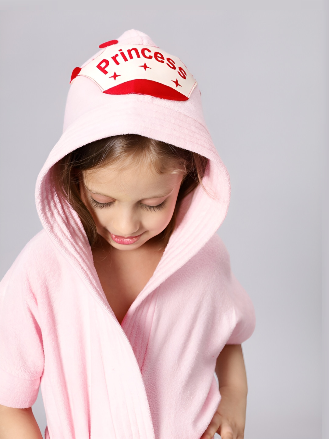 Buy HotGown Girls Princess Hoodie Bathrobe - Bath Robe for Girls ...