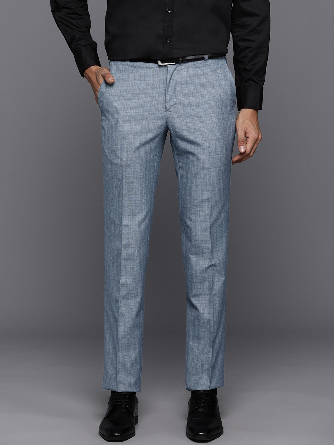 Buy Raymond Men Slim Fit Formal Trousers - Trousers for Men 28554974 ...