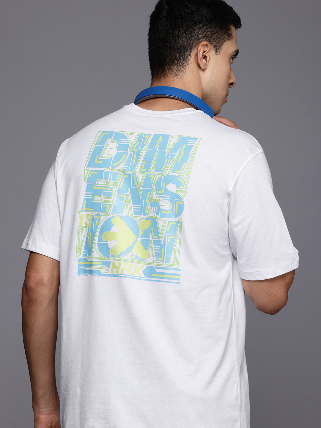 Buy HRX By Hrithik Roshan Printed Casual T Shirt - Tshirts for Men ...