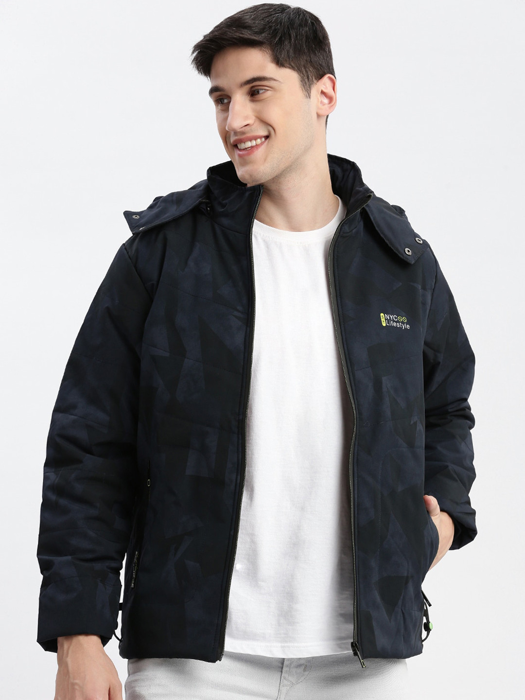 Men's Maroon Rapid-Dry Windcheater Hooded Bomber Jacket