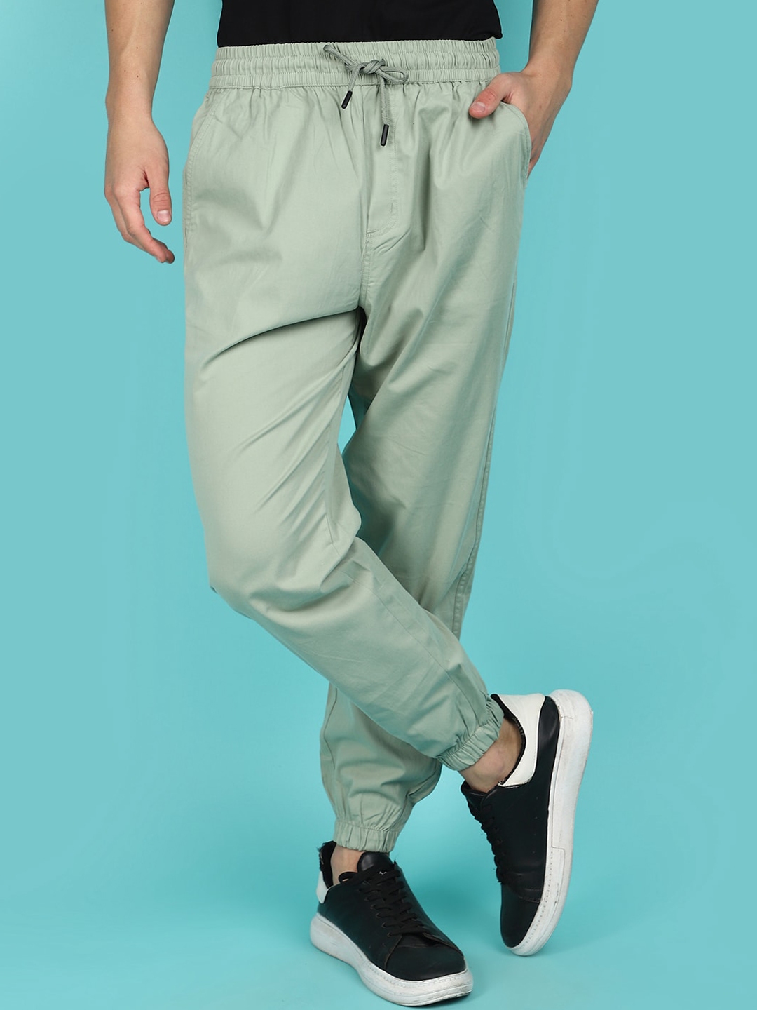 Buy V Mart Men Mid Rise Regular Fit Cargo Jogger Trouser - Trousers for ...