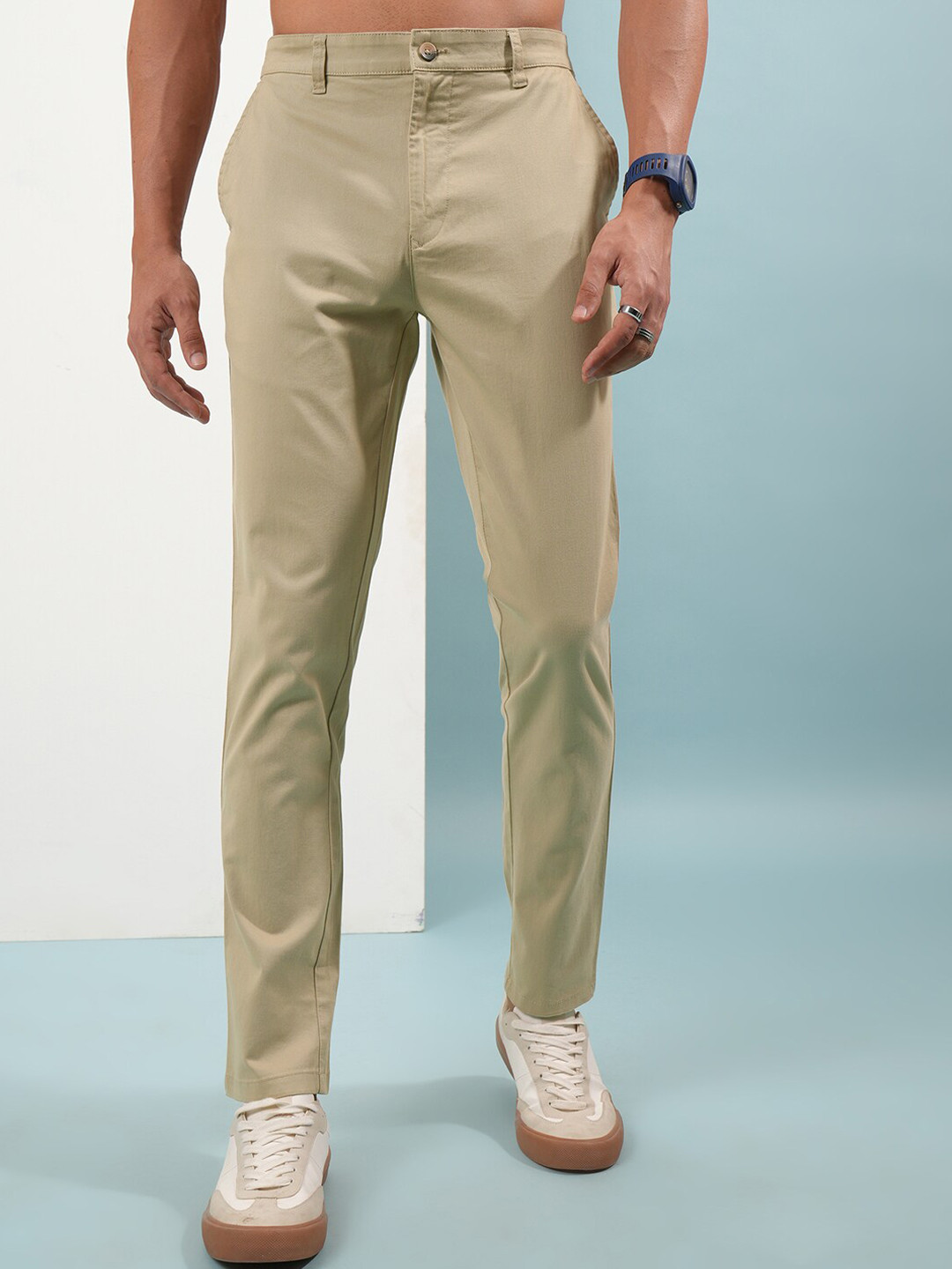Hevò Men's Torre Chianca Linen and Viscose Trousers Black
