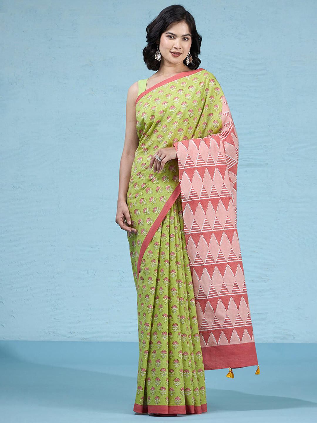 myntra mulmul cotton sarees