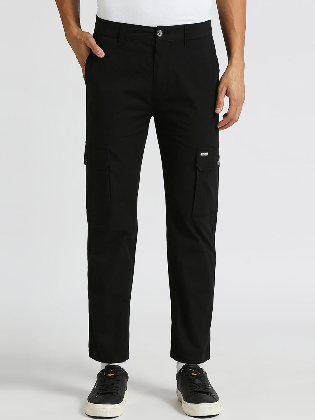 Buy Pepe Jeans Men Straight Fit Cargos - Trousers for Men 28678440 | Myntra