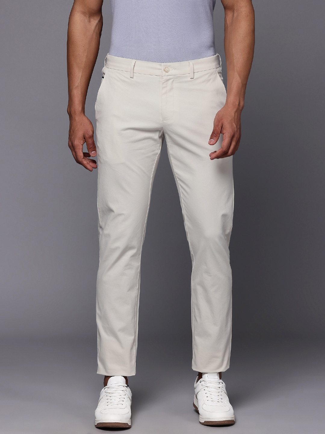 Buy Allen Solly Men Smart Slim Fit Chinos - Trousers for Men 28736292 ...