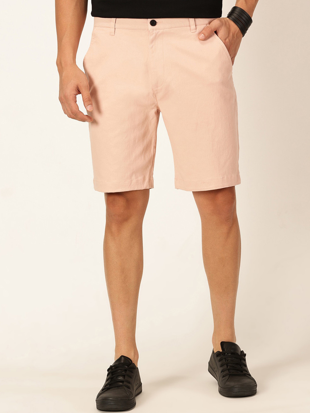 Buy Provogue Men Slim Fit Mid Rise Chino Shorts - Shorts for Men ...