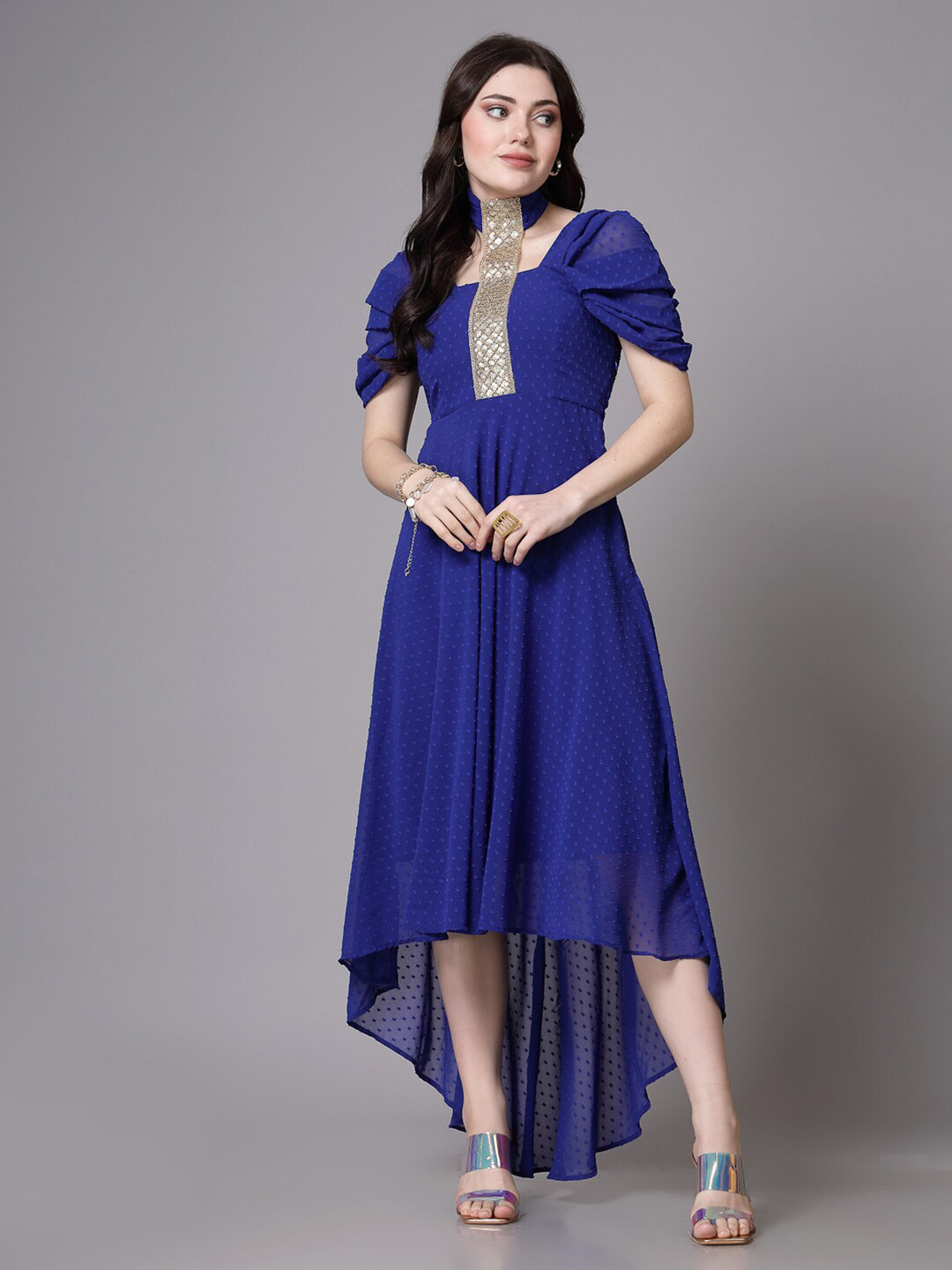 AAYU Noir Grace Sleeveless Maxi Dress