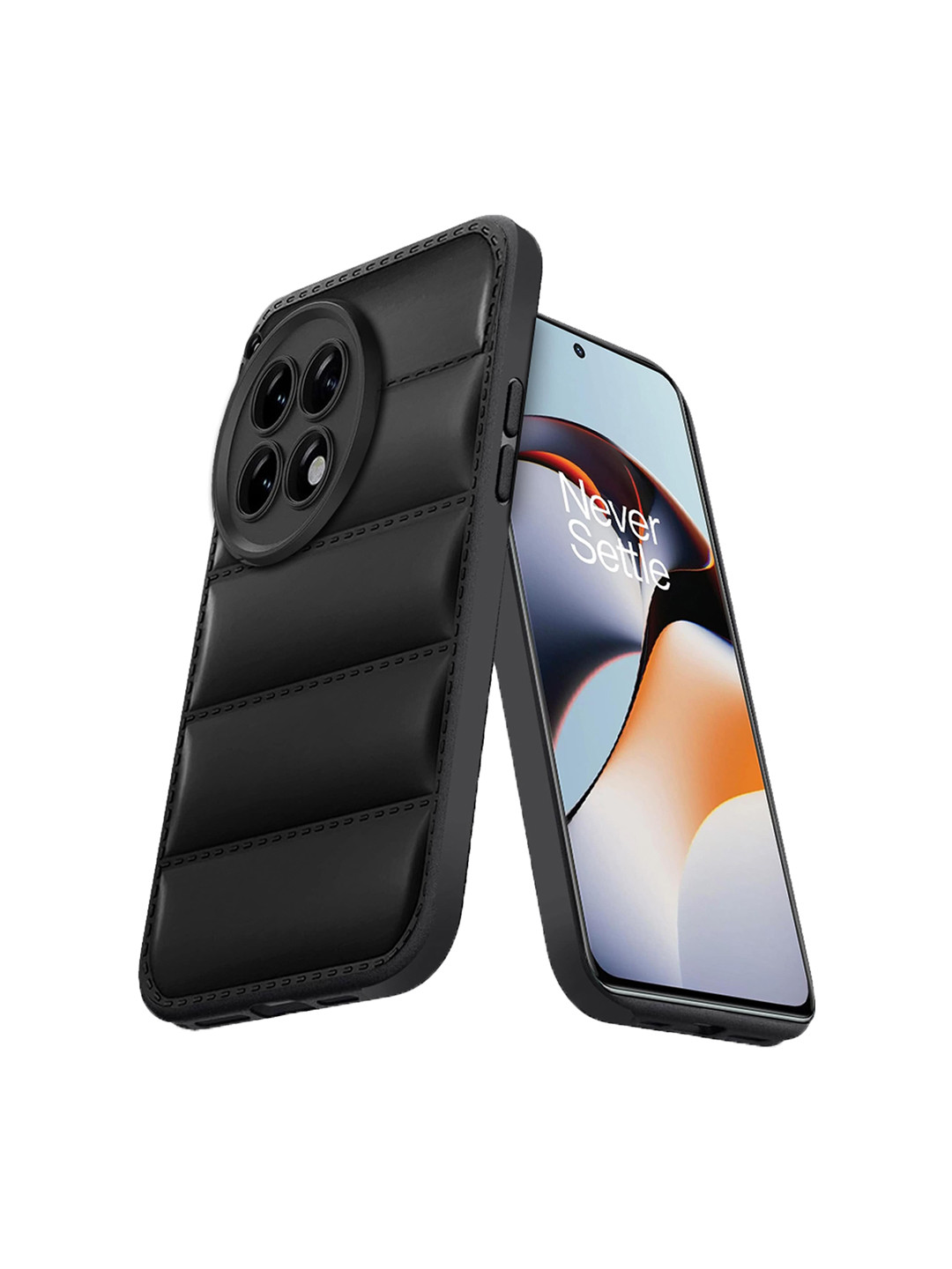 Buy Karwan Oneplus 12R Puffer Edition Silicone Mobile Back Case