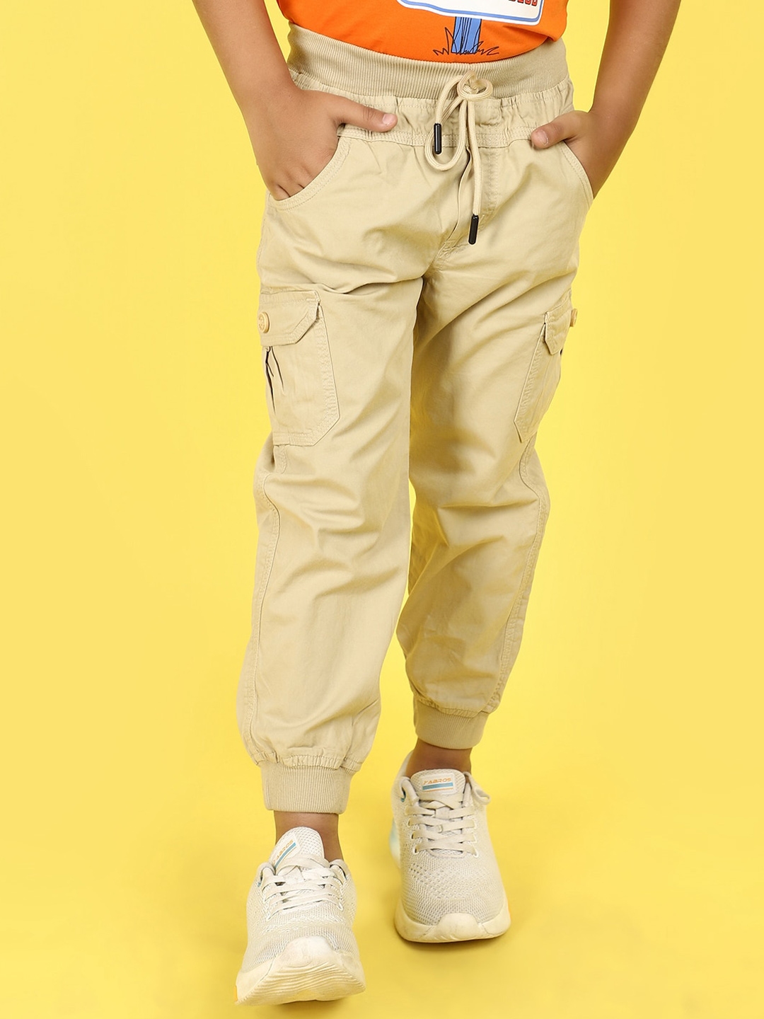 Buy V Mart Boys Mid Rise Regular Fit Cargo Jogger Trouser - Trousers ...