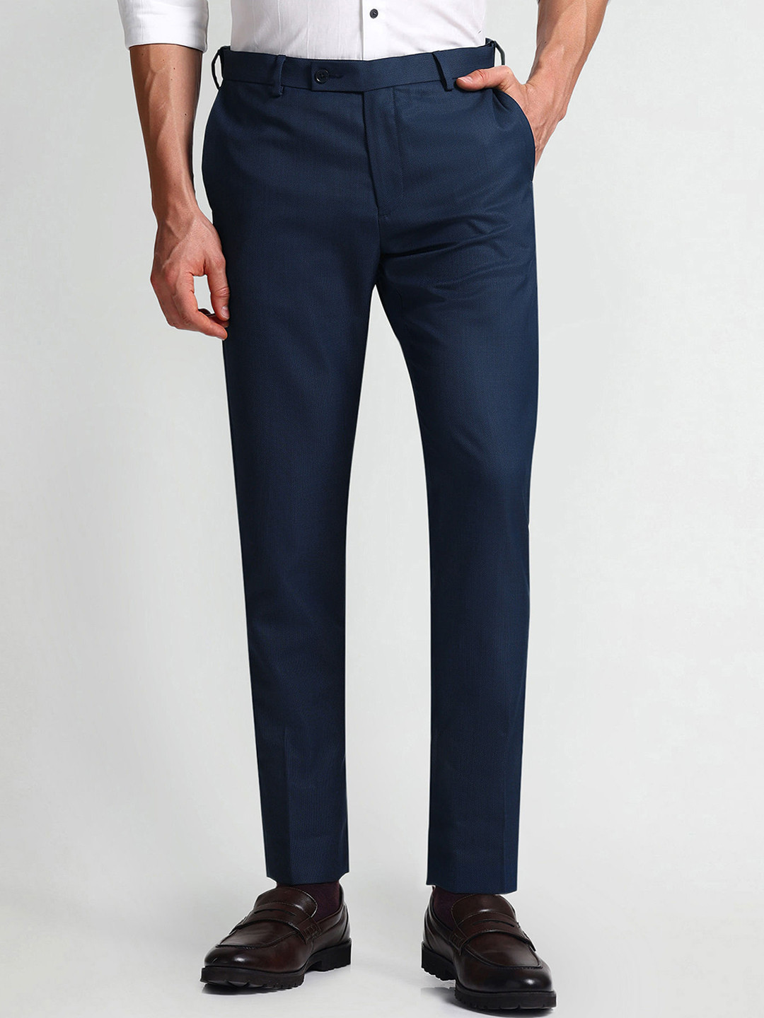 Buy Arrow Men Tapered Fit Formal Trousers Trousers for Men 28836468