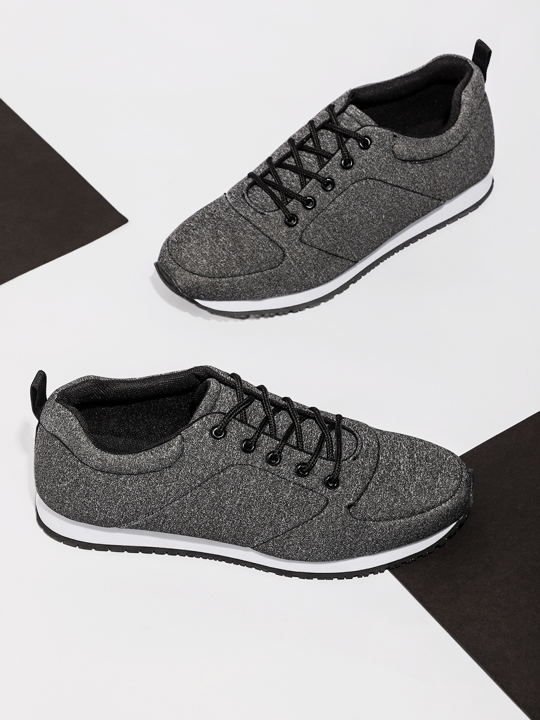 Buy Ether Women Charcoal Grey Sneakers - Casual Shoes for Women 2888857 ...