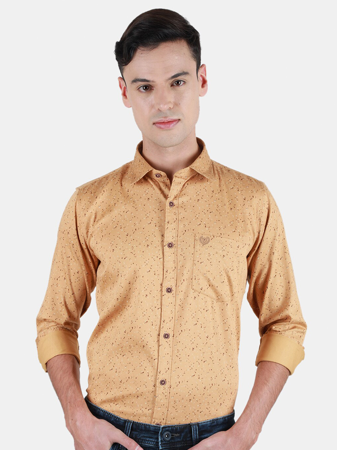 Buy Duke Men Slim Fit Opaque Printed Casual Shirt - Shirts for Men