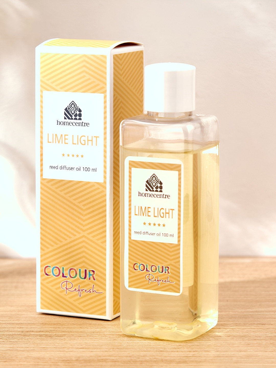 Buy Home Centre Yellow Lime Light Reed Diffuser Oil 100 Ml - Aroma Oil ...