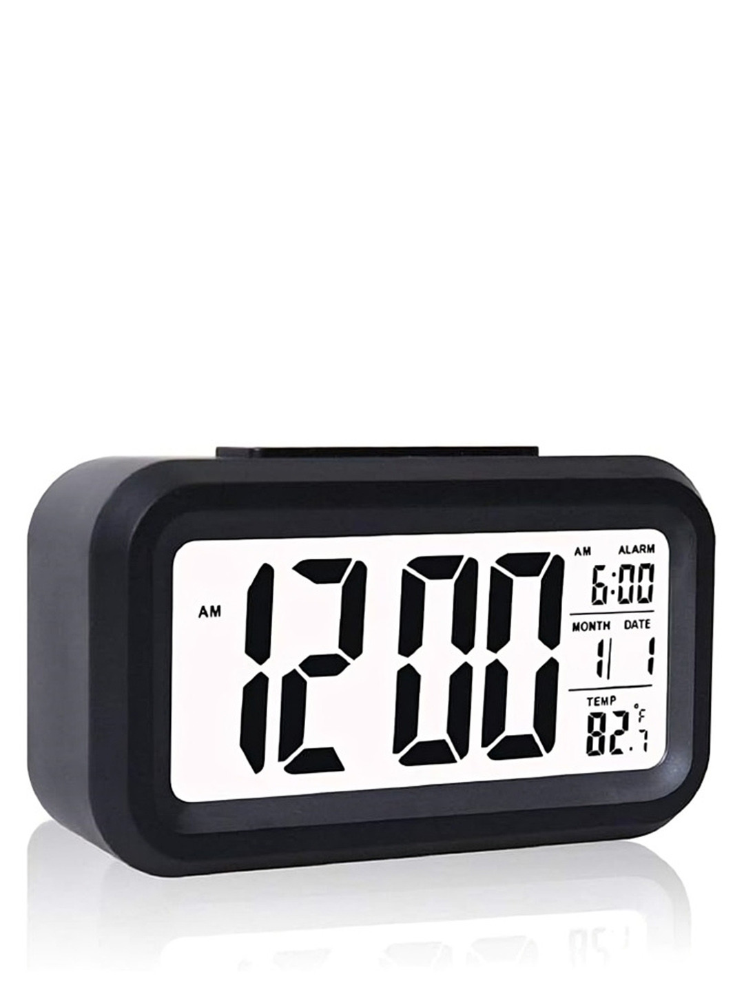 Buy Empire Mart Black & White Contemporary Digital Alarm Clock - Clocks ...