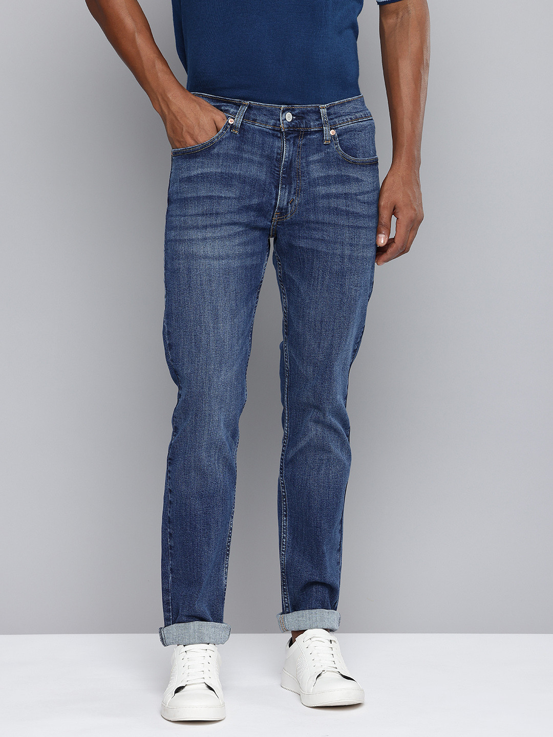 Buy Levis Men Slim Fit Light Fade Stretchable Jeans - Jeans for Men ...