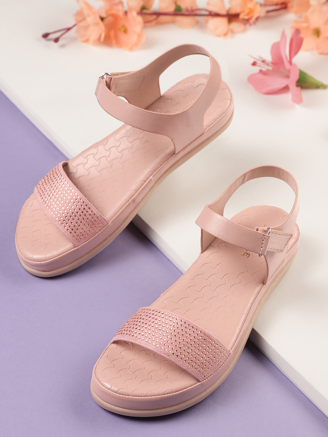 Casual Fashion Backstrap Open Toe Flats main image 1
