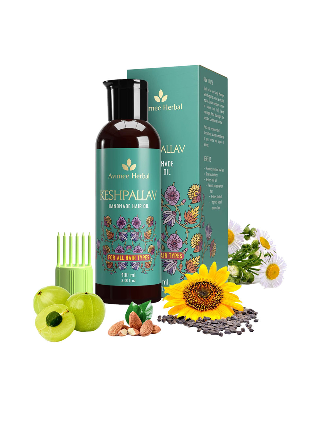 Dynamic Avimee Herbal Keshpallav Hair Oil Moment Concept