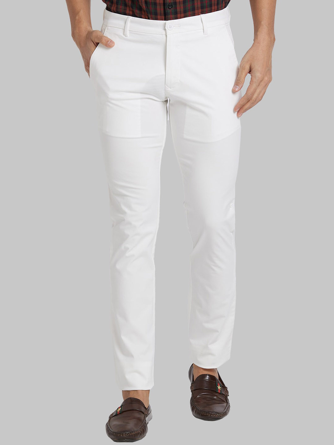 Buy Parx Men Tapered Fit Mid Rise Cargos Trousers - Trousers for Men ...