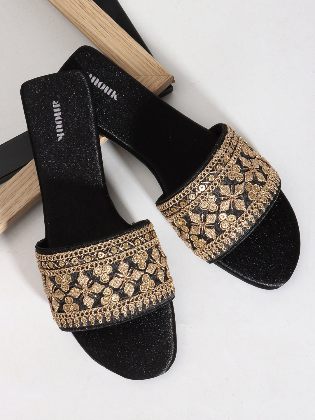 open toe flats for ladies