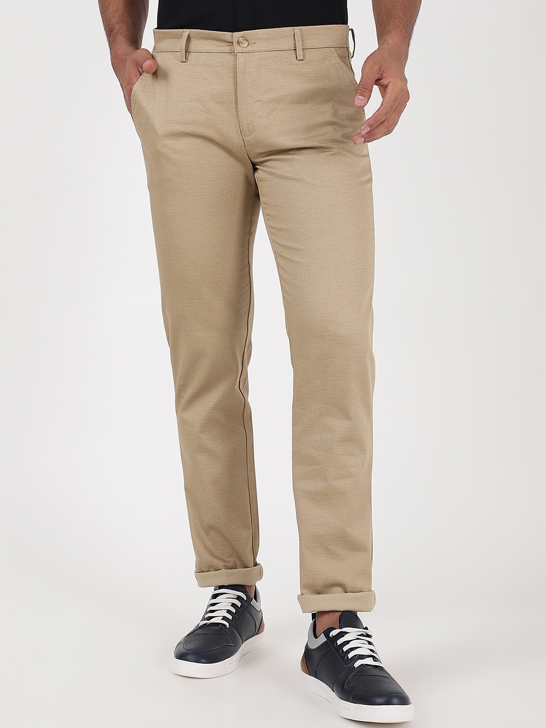Buy Greenfibre Men Slim Fit Cotton Trouser - Trousers for Men 29448582 ...