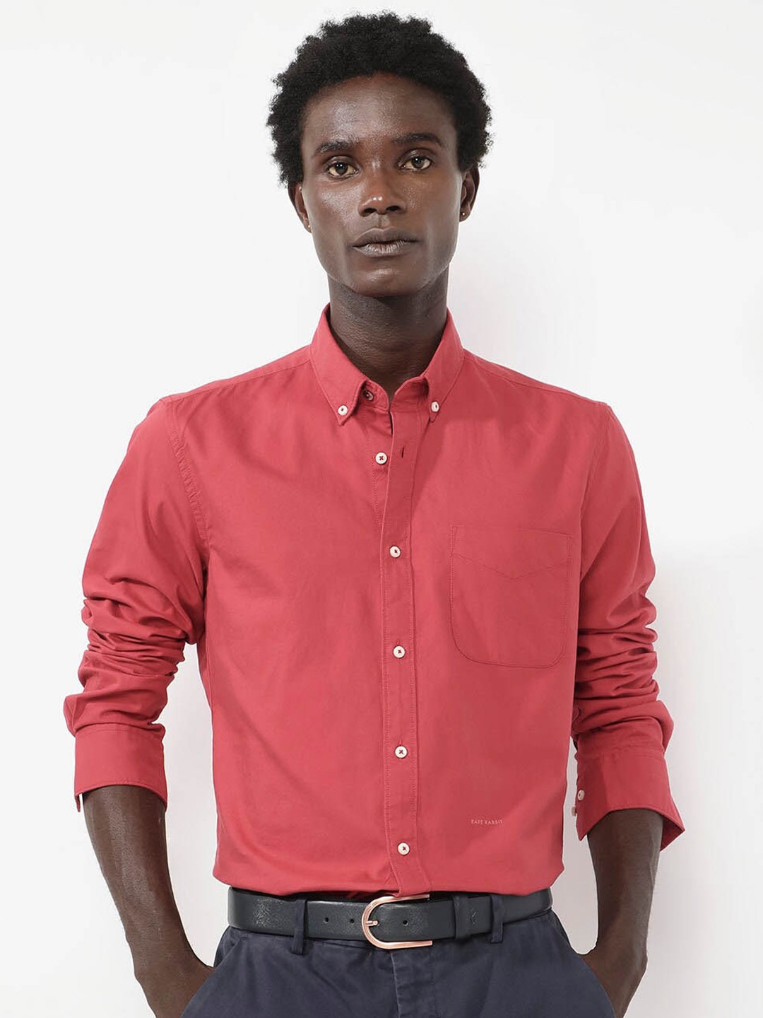Buy RARE RABBIT Men Auxfo Regular Fit Button Down Collar Shirt - Shirts ...