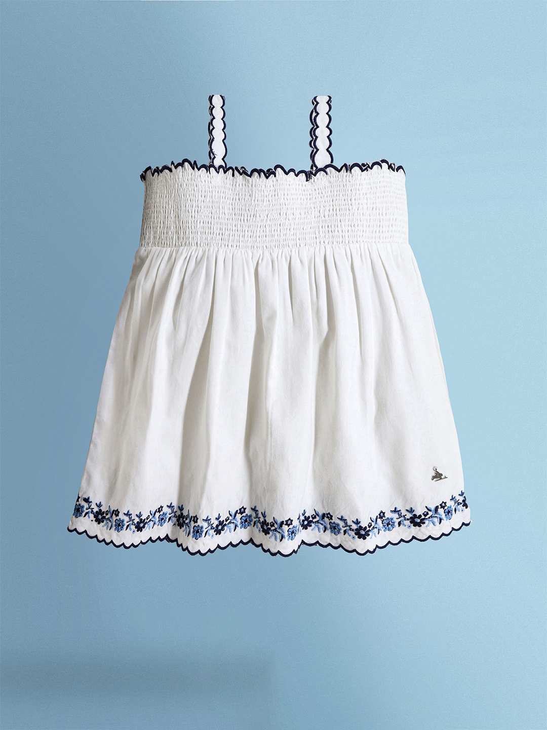 Buy Cherry Crumble Girls Shoulder Straps Cotton Empire Top - Tops for ...