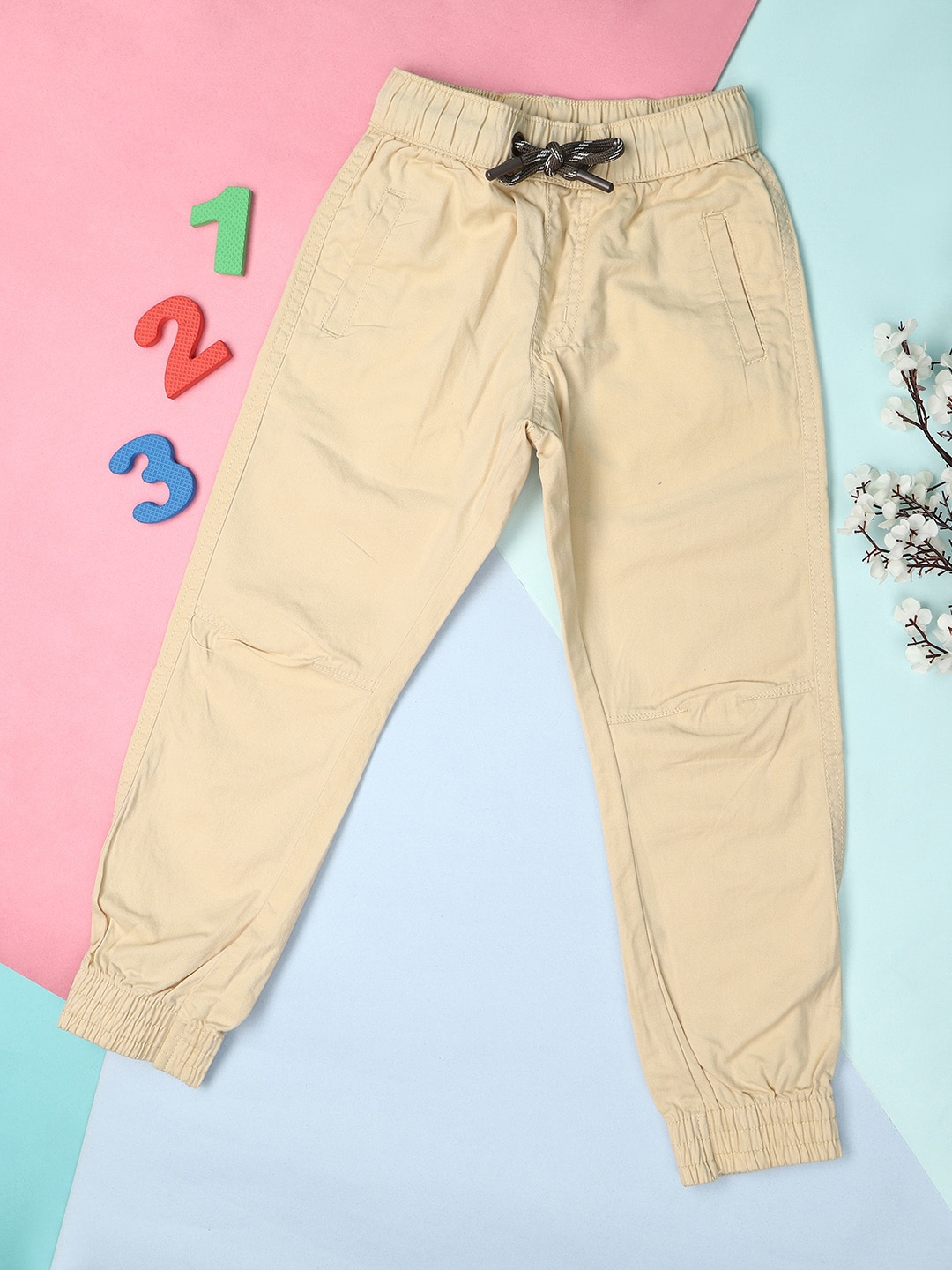 Buy V Mart Boys Mid Rise Cotton Joggers Trousers - Trousers for Boys ...
