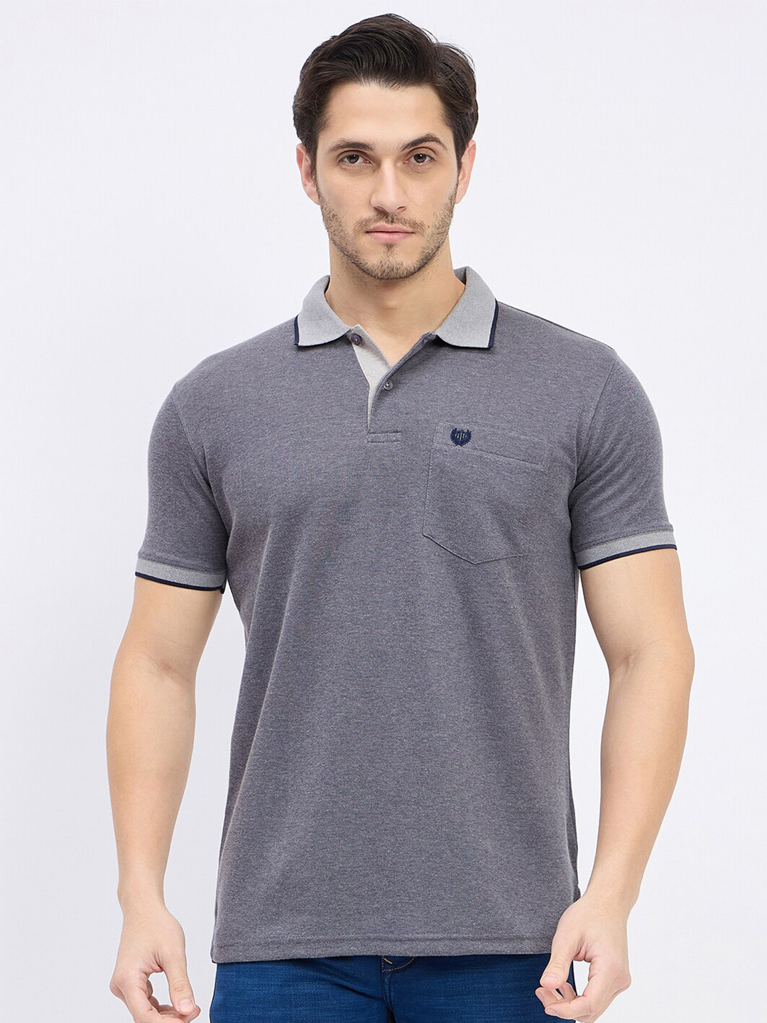 Buy Duke Men Polo Collar Pockets T Shirt - Tshirts for Men 29560274