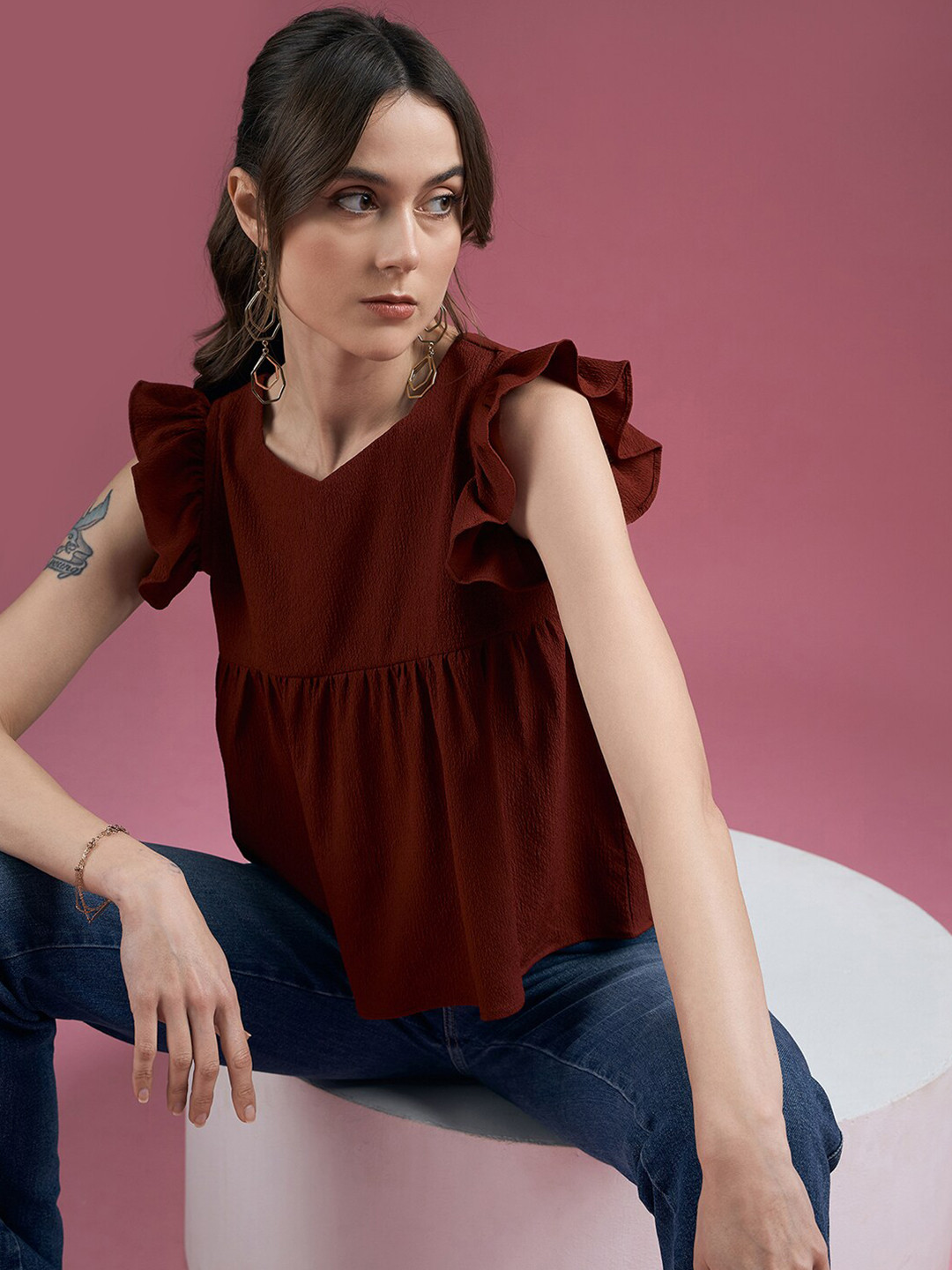 Love And Ruffles Flutter Top