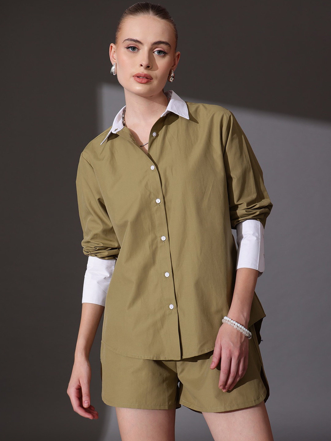 Lightweight Shirt & Shorts Co-Ord Set