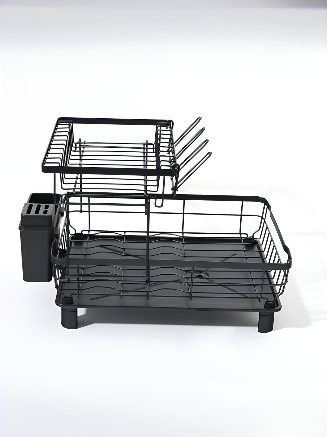 Buy UMAI Black 2 Tier Iron Dish Rack - Dish Rack for Unisex 29613250 ...