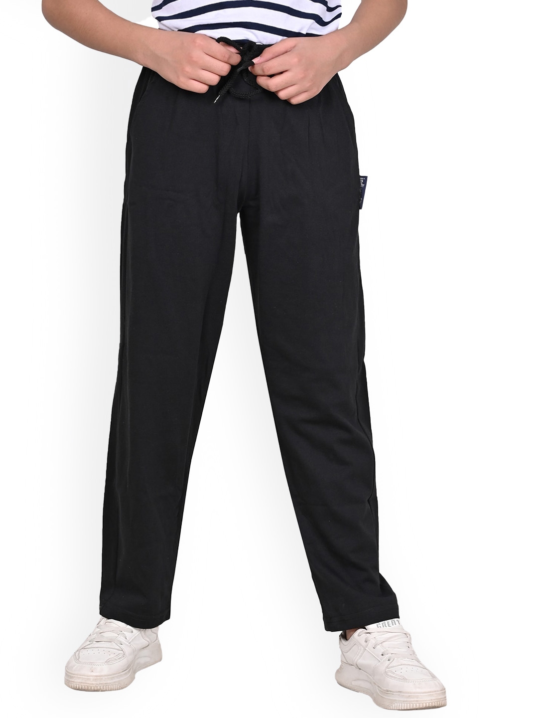 Buy BAESD Boys Solid Mid Rise Regular Fit Lower Trackpant - Track Pants ...