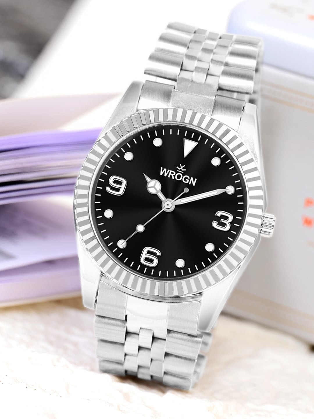 French Connection Women Multicoloured Dial & Multicoloured Stainless Steel Bracelet Style Straps Analogue Watch main image 0