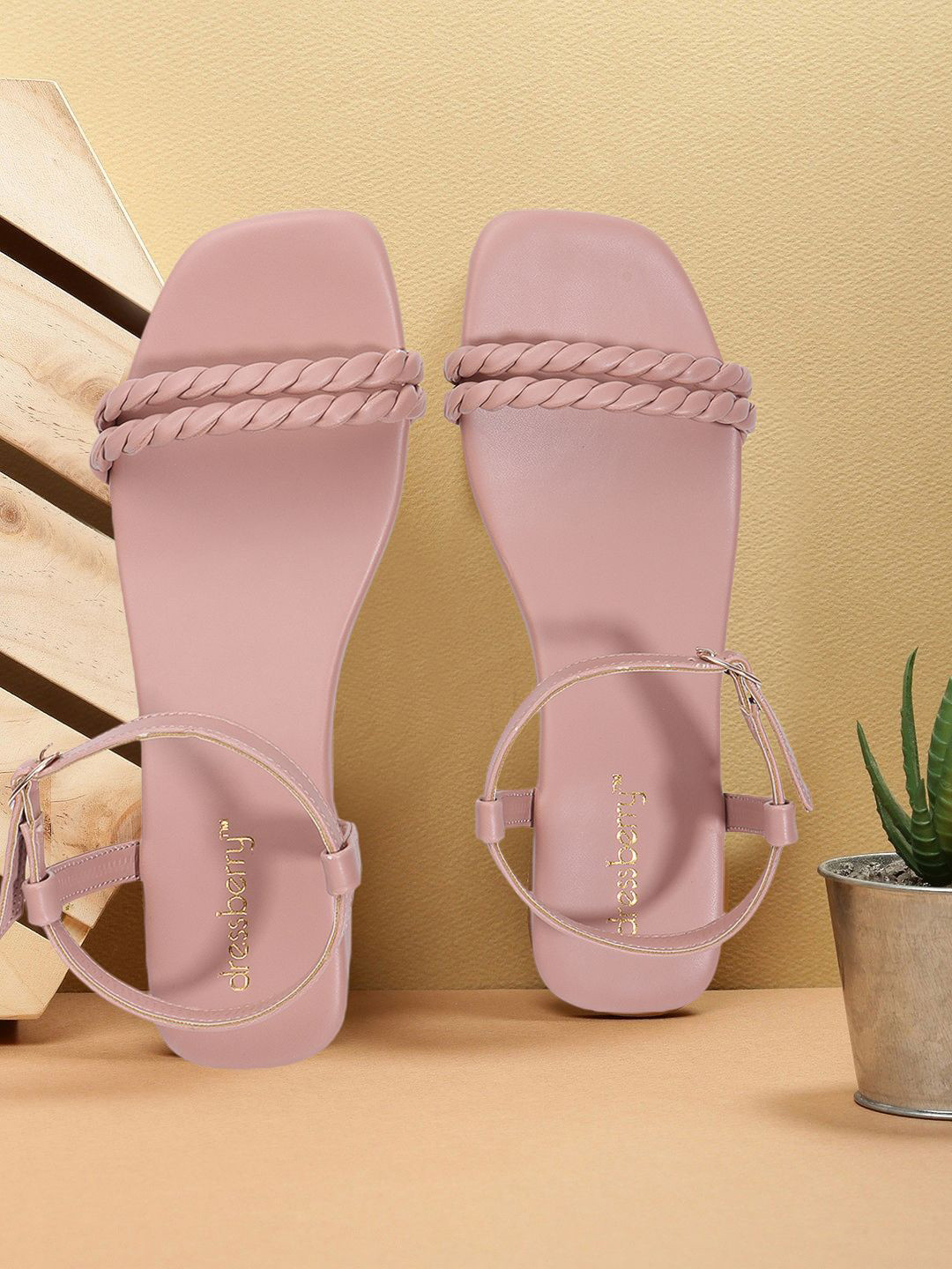 open toe flats women