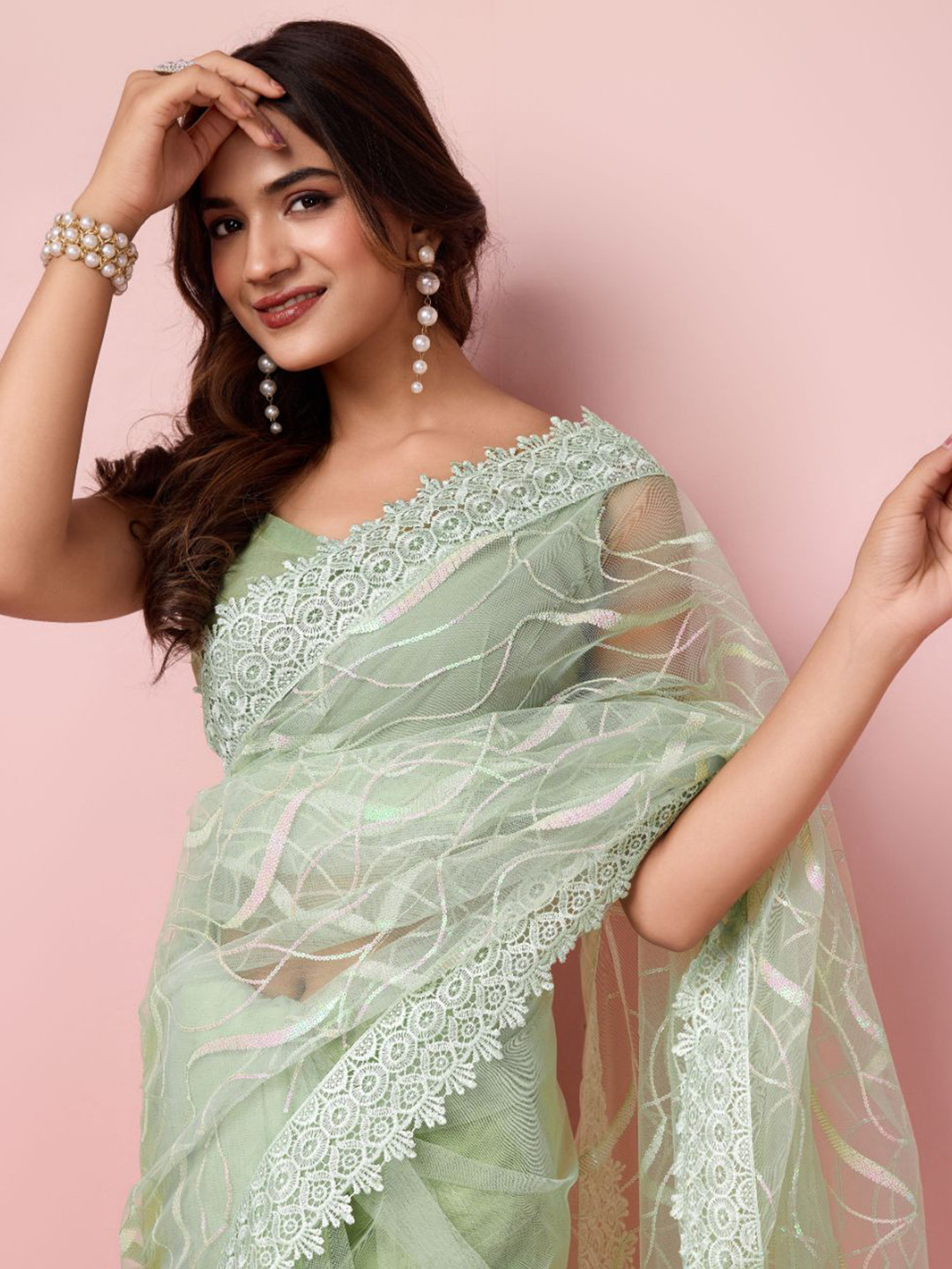Allure Net Saree