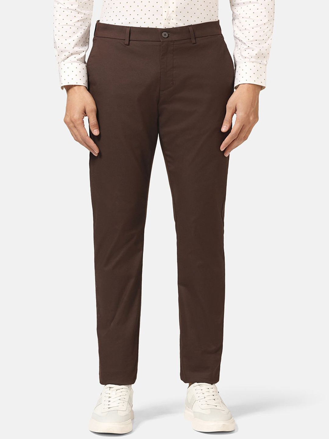 Buy Blackberrys Men Classic Slim Fit Trousers - Trousers for Men ...