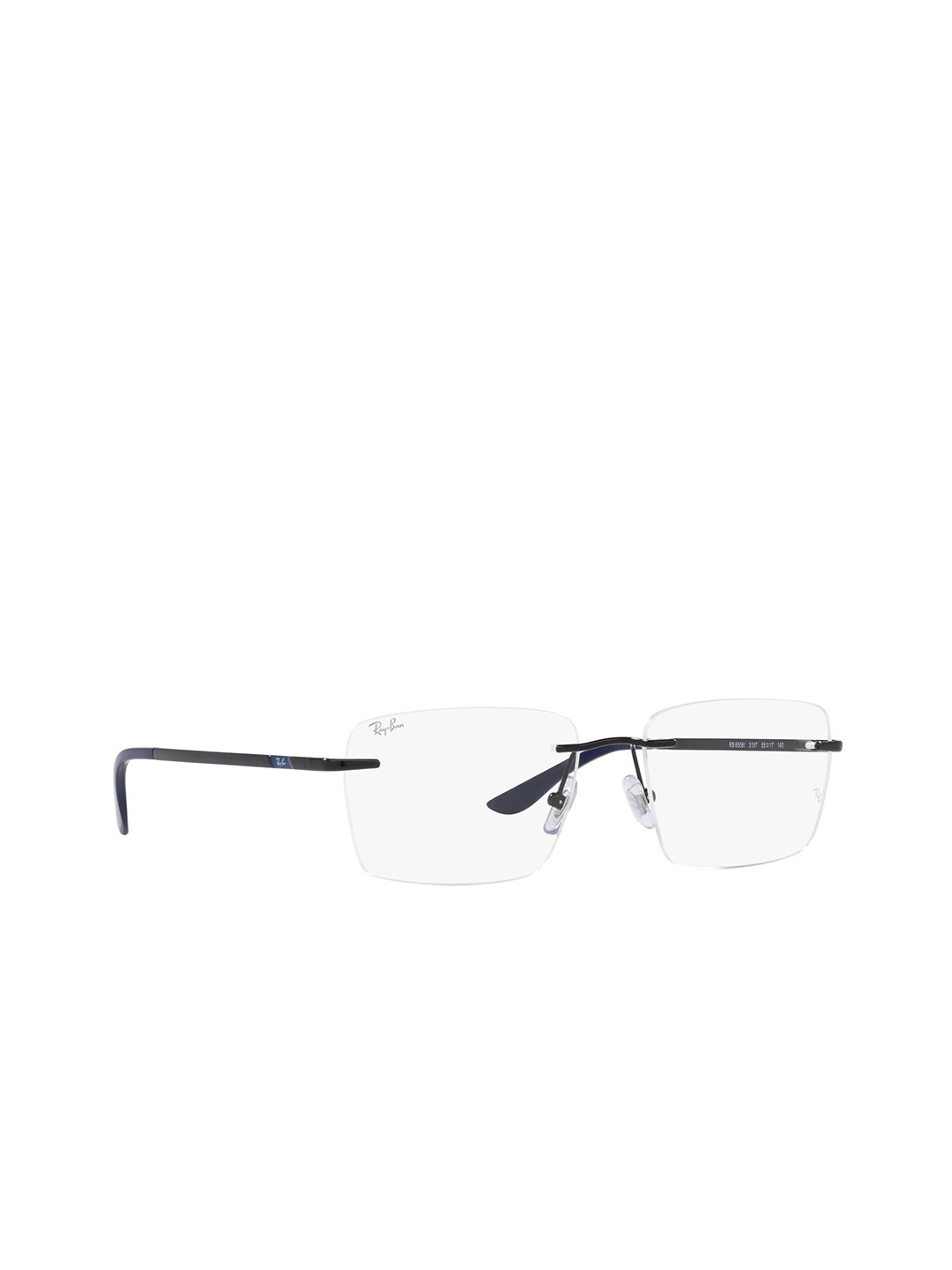 Buy Ray Ban Men Rimless Rectangle Frames 8056597845809 - Frames for Men ...