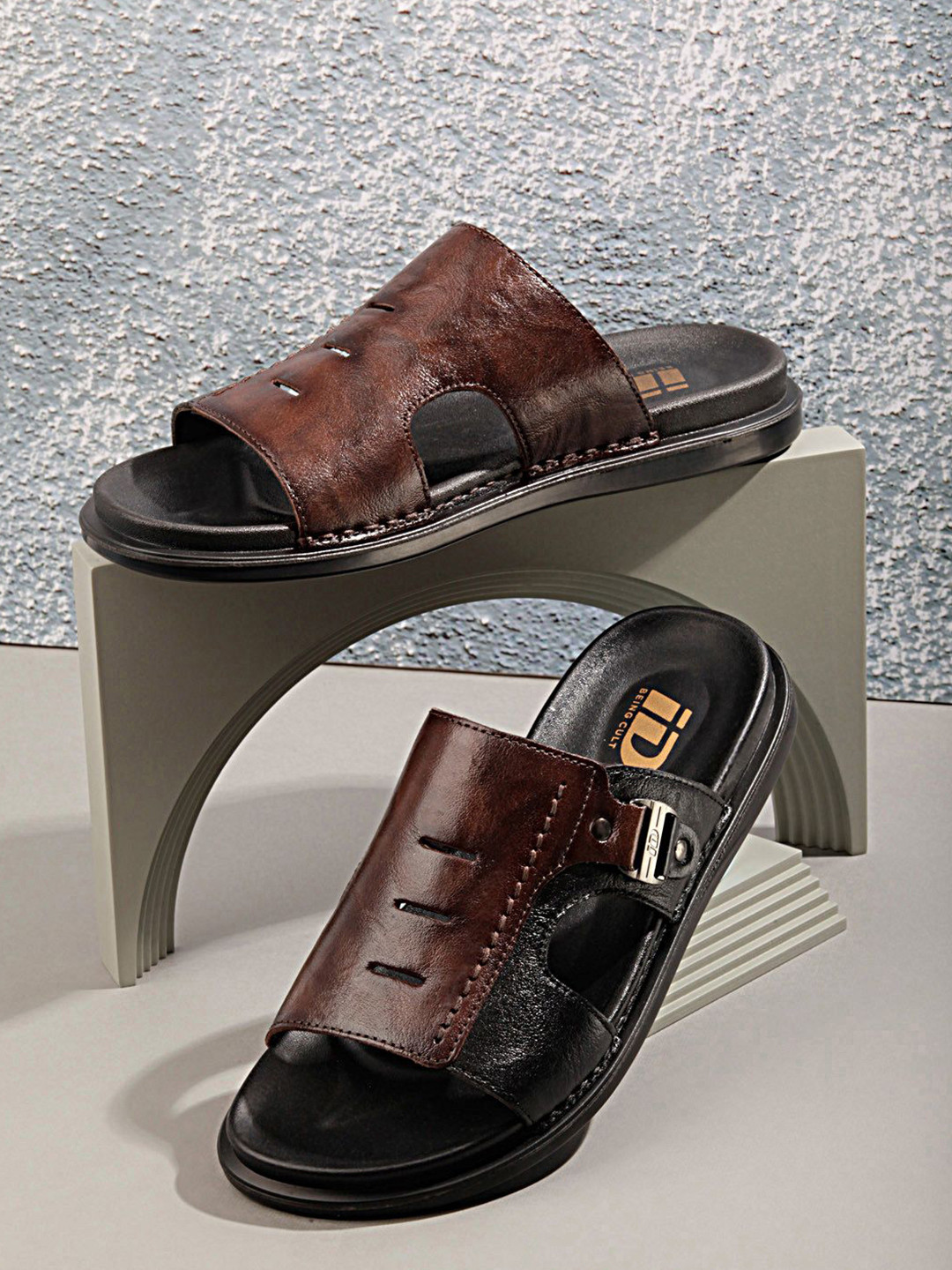 ikon mens leather sandals