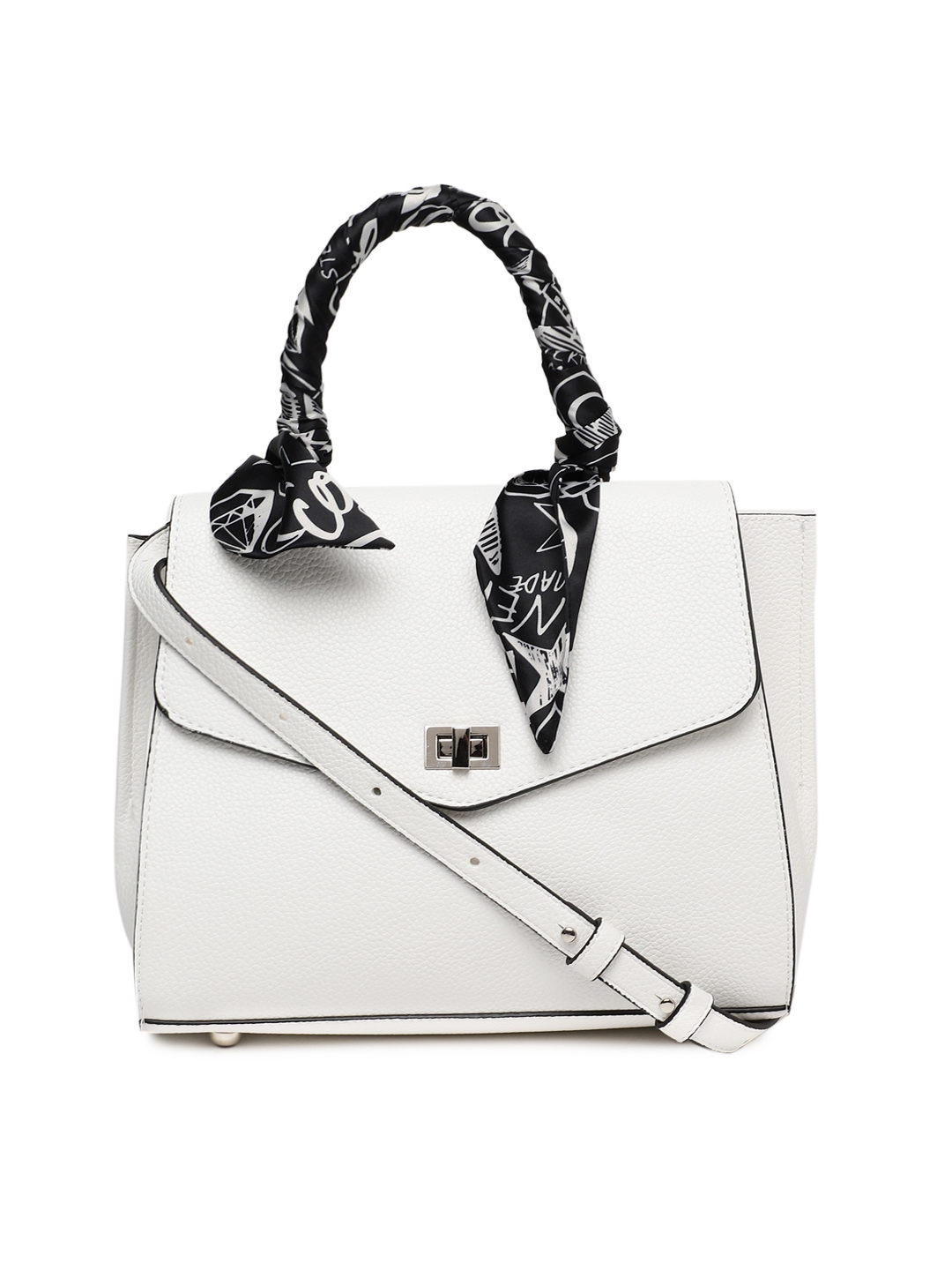 Buy Steve Madden White Textured Satchel - Handbags for Women 2972540 ...