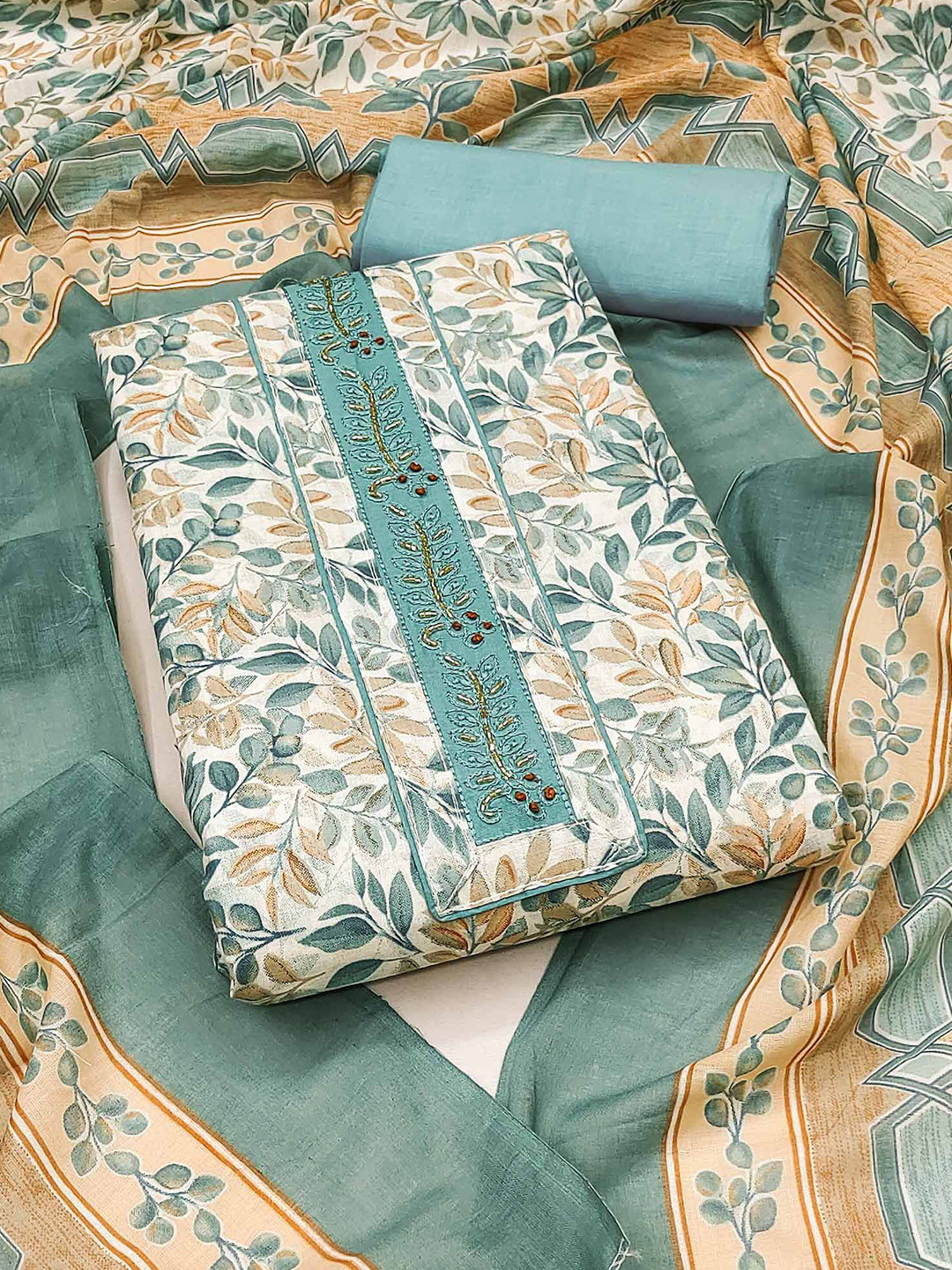Pure Cotton Dress Material (Unstitched)
